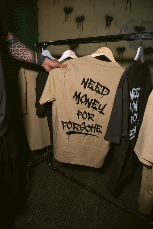 KOSZULKA NEED MONEY FOR PORSCHE